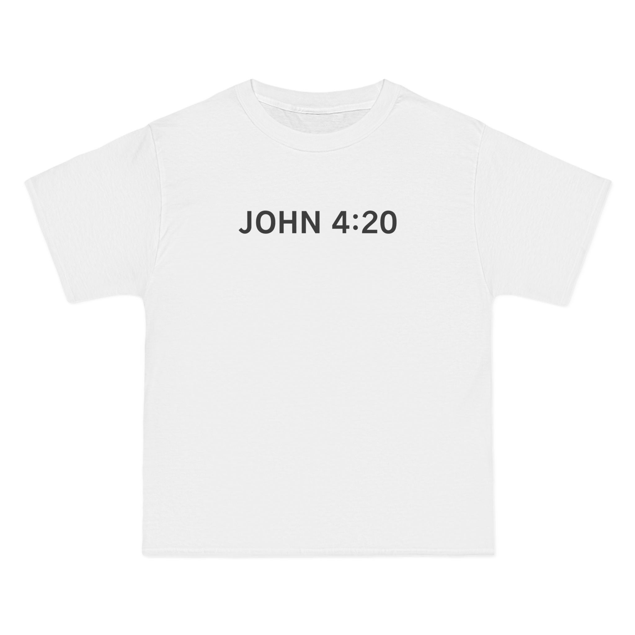 John 4:20 - Men's Heavyweight T-Shirt