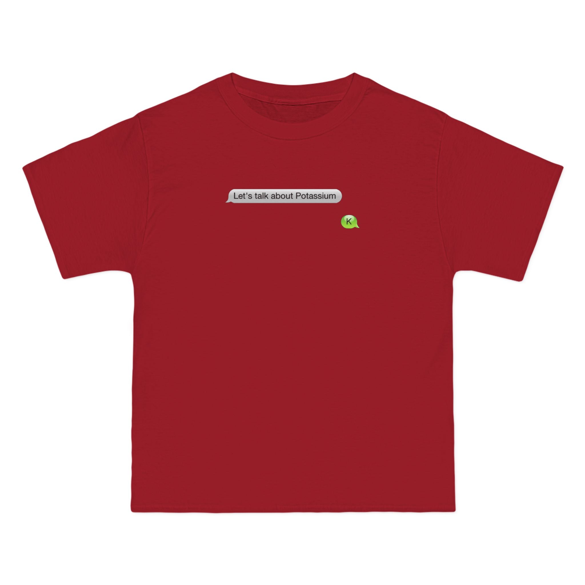 Let's Talk About Potassium - Men's Heavyweight T-Shirt