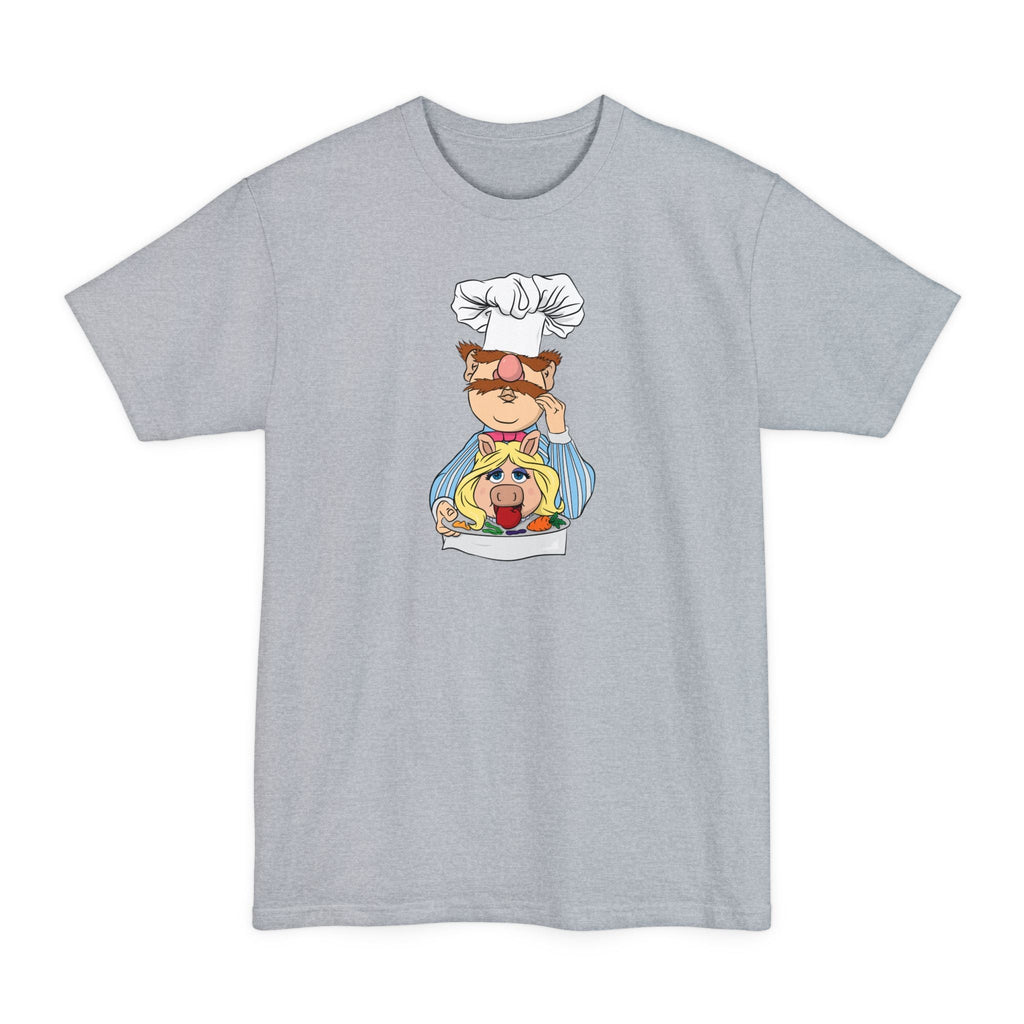 Chef's Special (Swedish Chef Serving Up Miss Piggy On A Platter) - Men's Tall T-Shirt