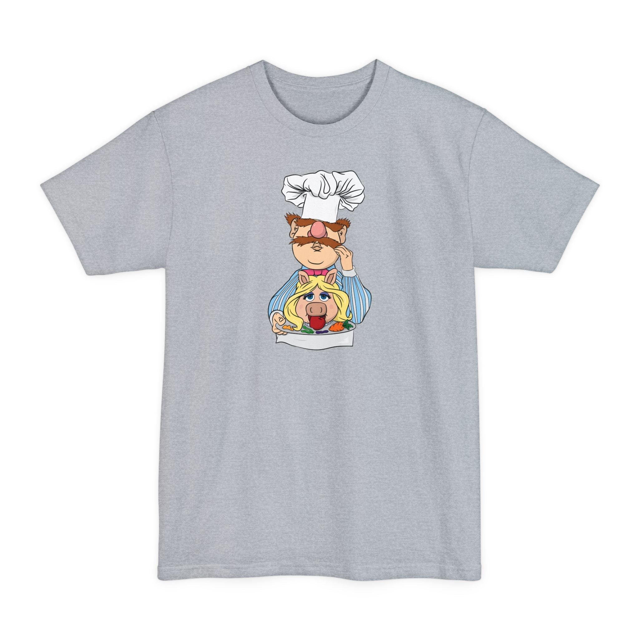 Chef's Special (Swedish Chef Serving Up Miss Piggy On A Platter) - Men's Tall T-Shirt