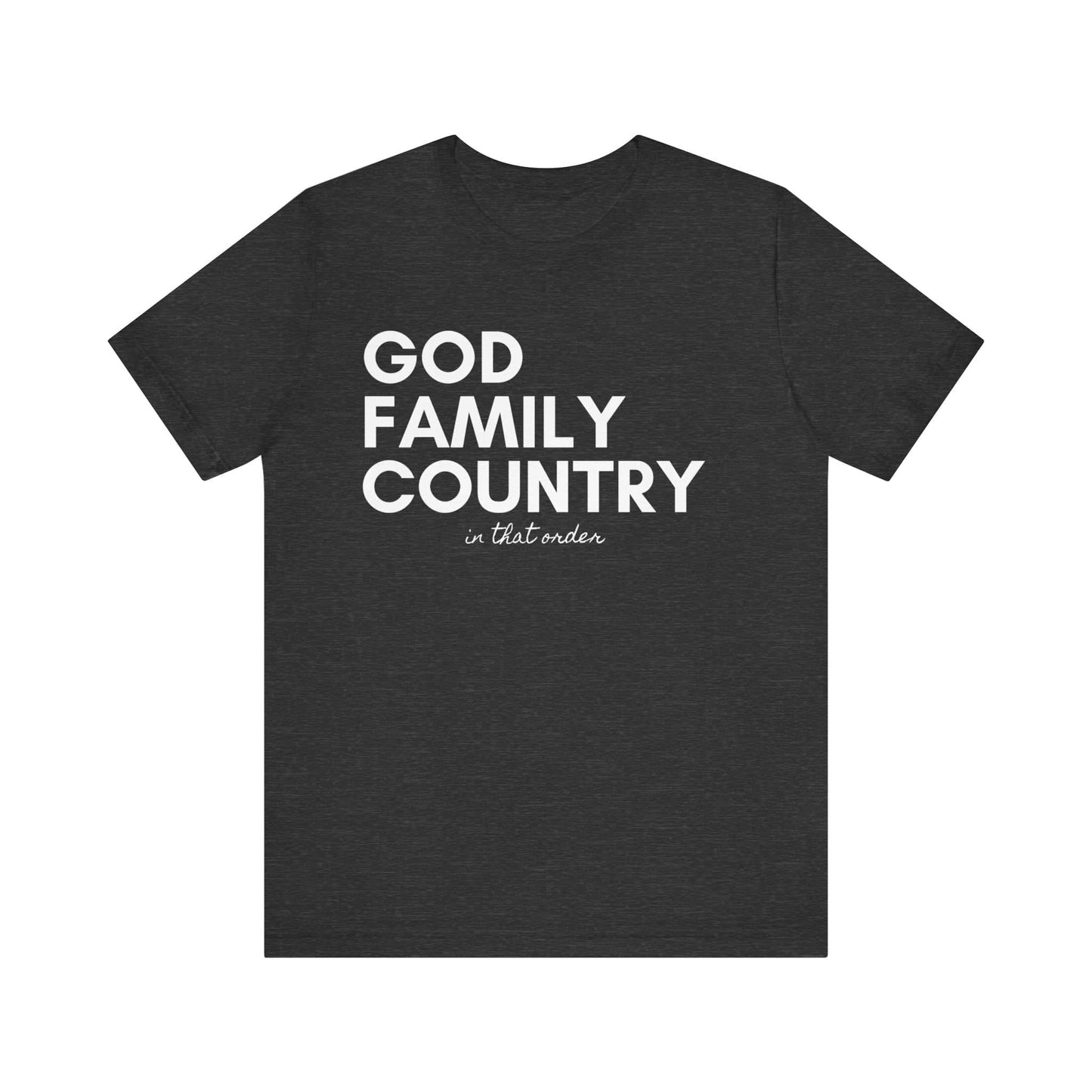 Foundational Values Tee Top Centered Unisex Jersey Short Sleeve Tee