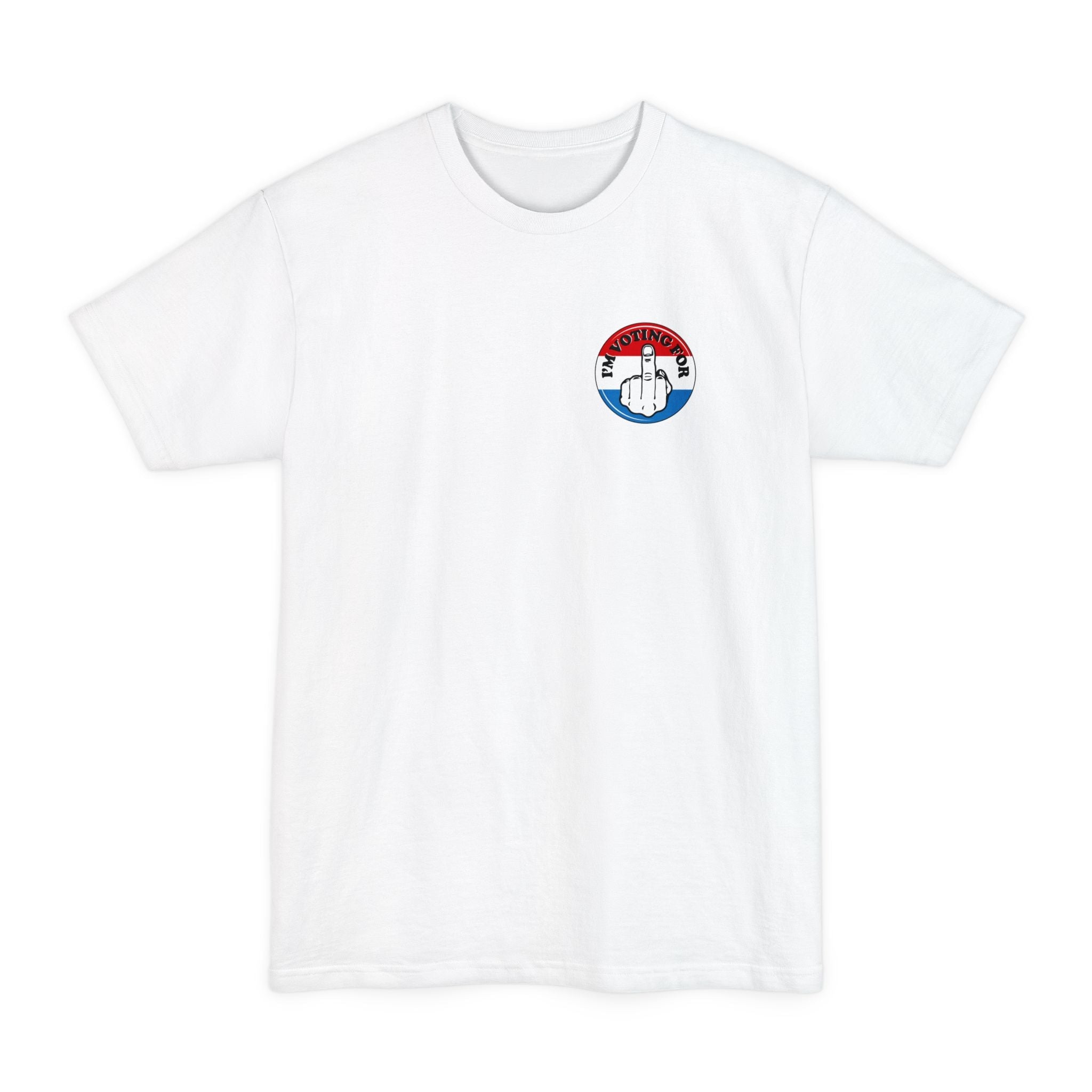 I'm Voting For (Middle Finger) - Men's Tall T-Shirt