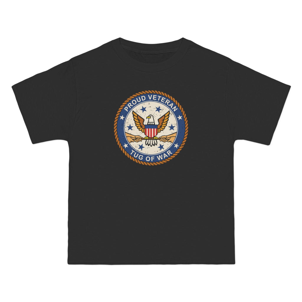 Proud Veteran (Tug Of War) - Men's Heavyweight T-Shirt