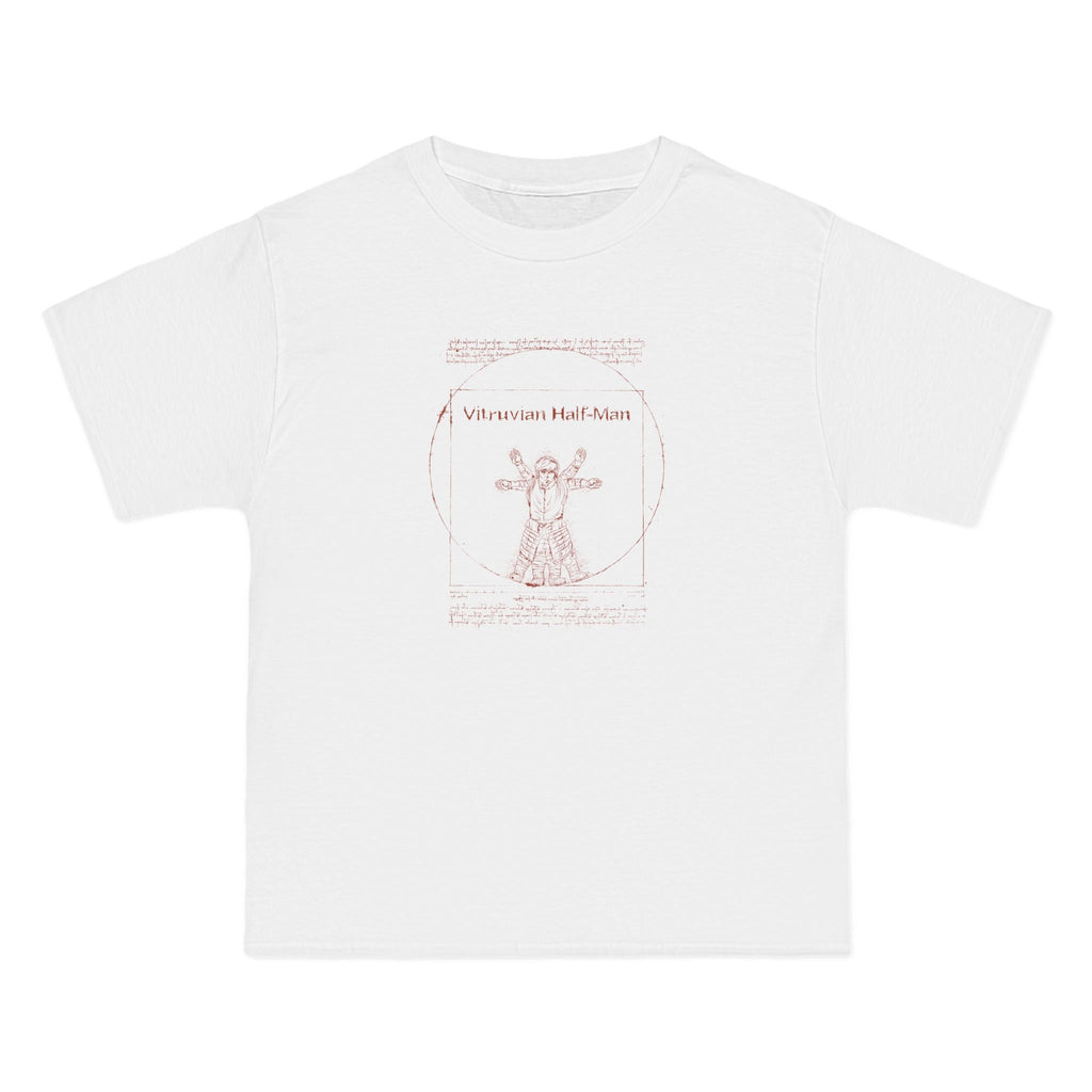 Vitruvian Half-Man - Men's Heavyweight T-Shirt