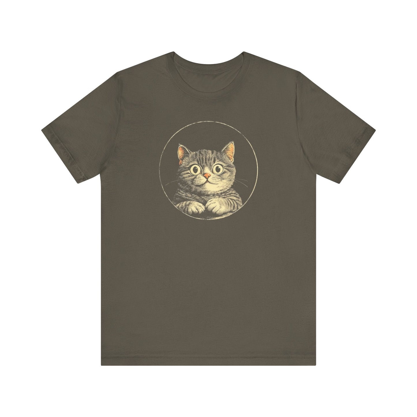 Adorable Cat Graphic Tee Ã¢â‚¬â€œ Vintage Style Cat Lover Shirt