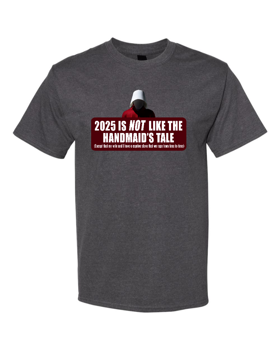 2025 is Not like the Handmaid’s Tale - Men's Heavyweight T-Shirt