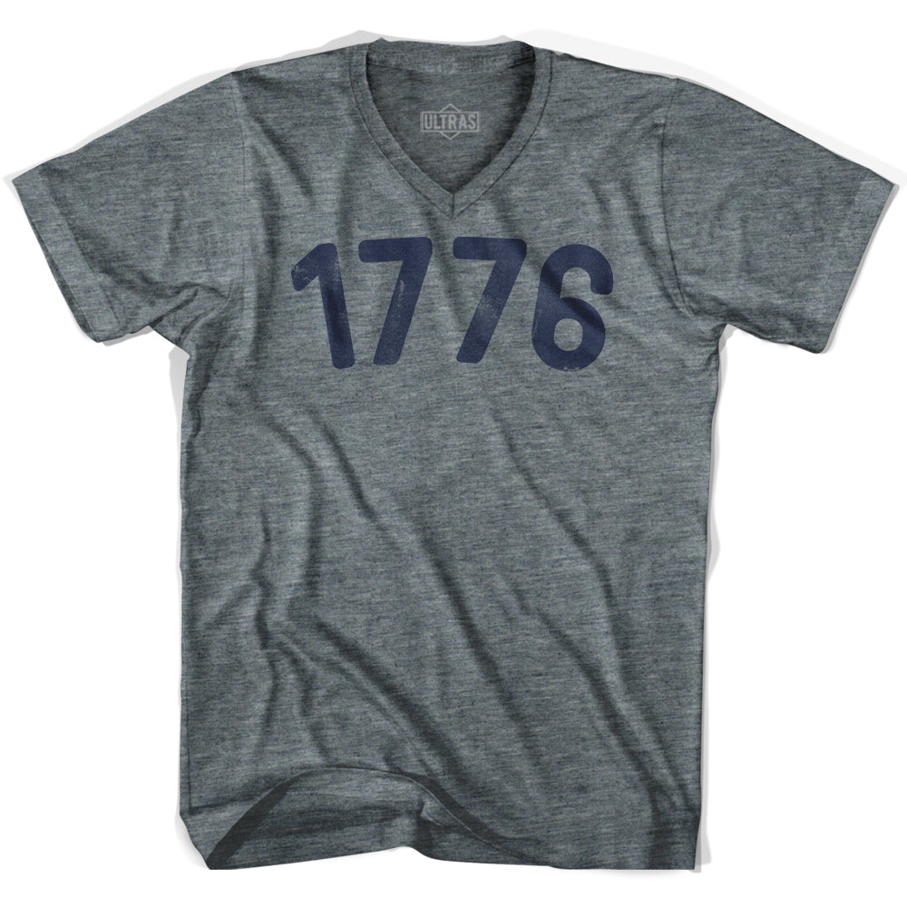 1776 Year Celebration Adult Tri-Blend V-neck T-shirt