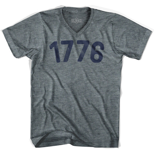 1776 Year Celebration Adult Tri-Blend V-neck Womens T-shirt