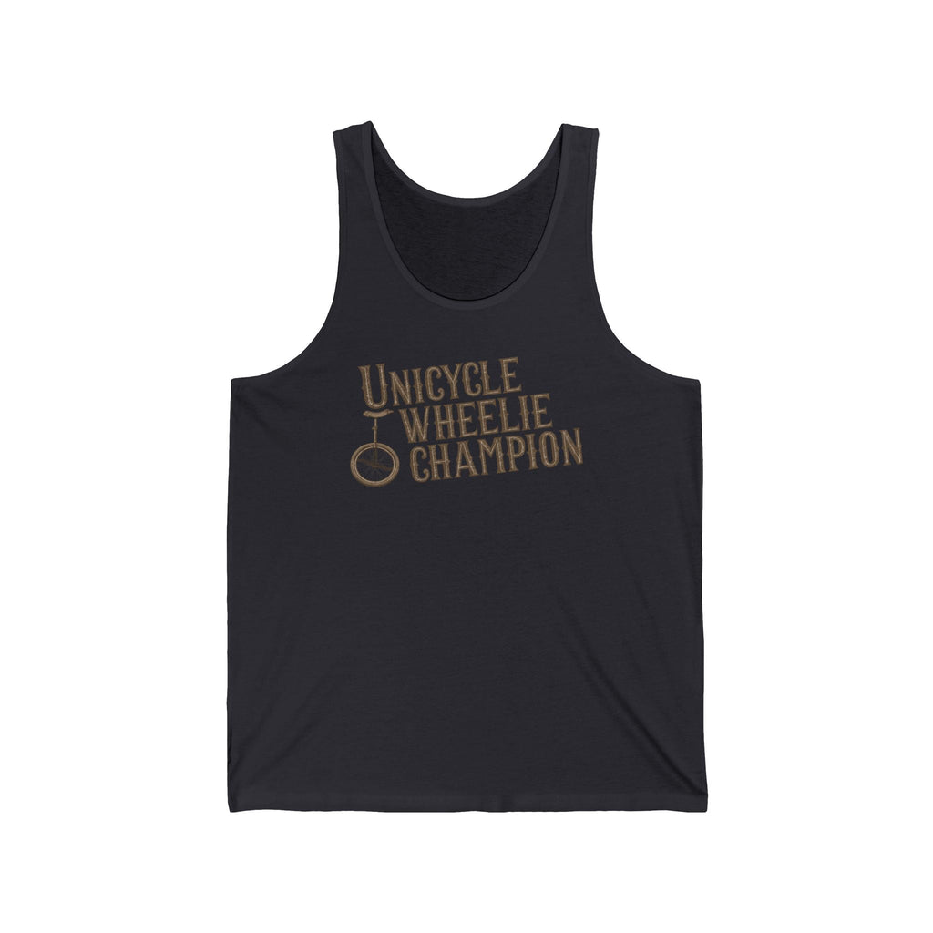 Unicycle Wheelie Champion  - Unisex Tank