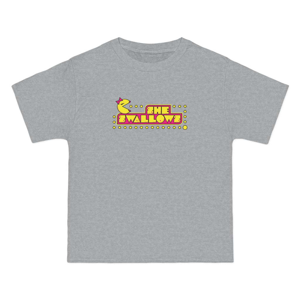 She Swallows - Men's Heavyweight T-Shirt