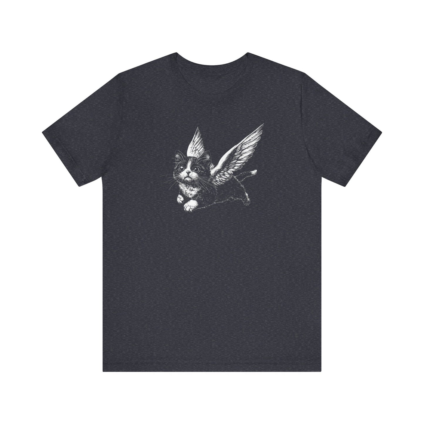 Flying Cat Graphic Tee Style003