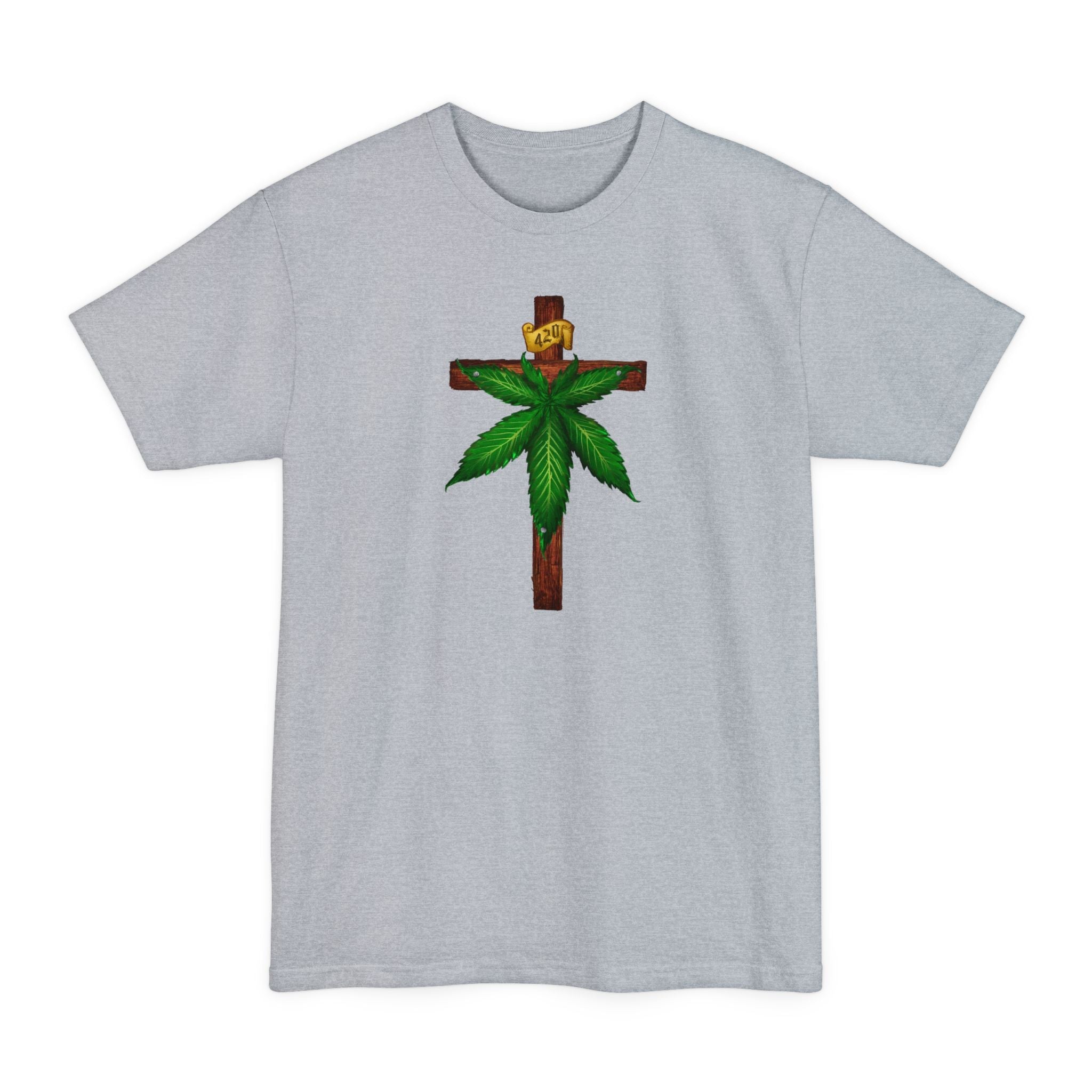 Marijuana Crucifixion - Men's Tall T-Shirt