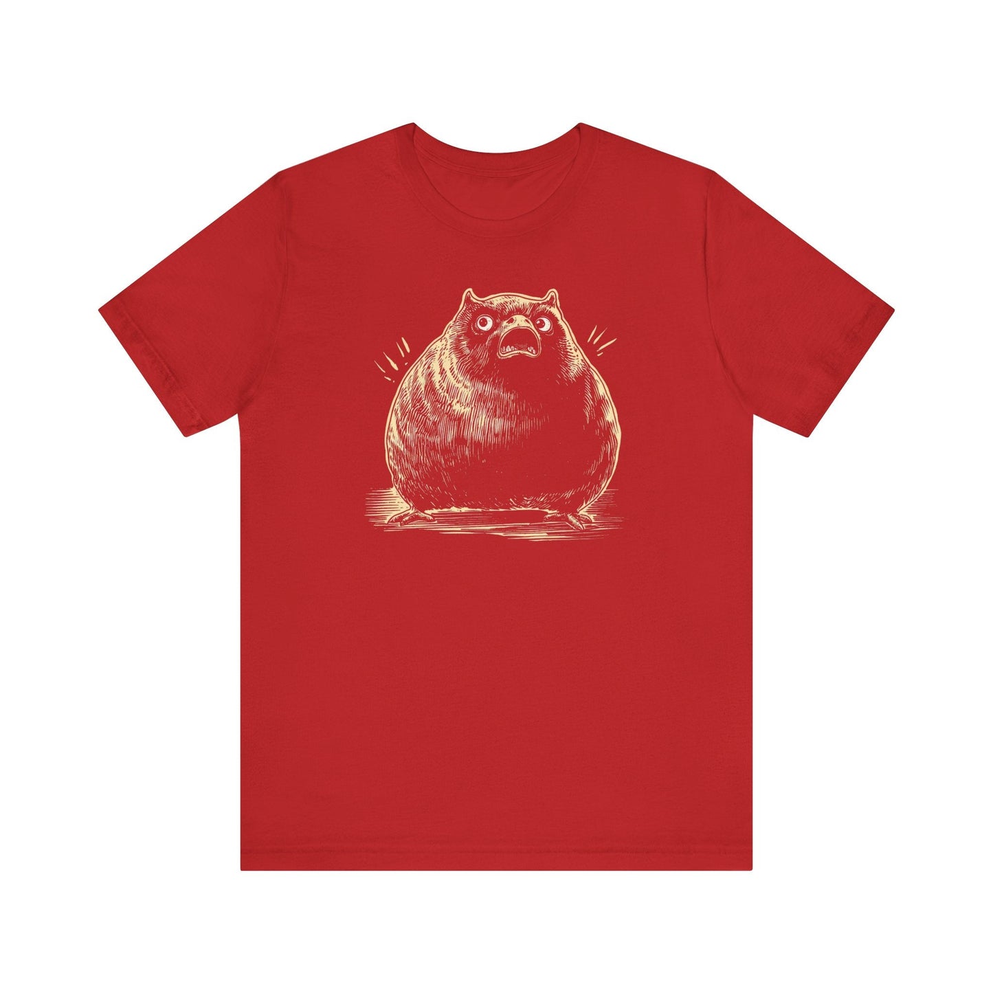 Surprised Chubby Creature Graphic Tee