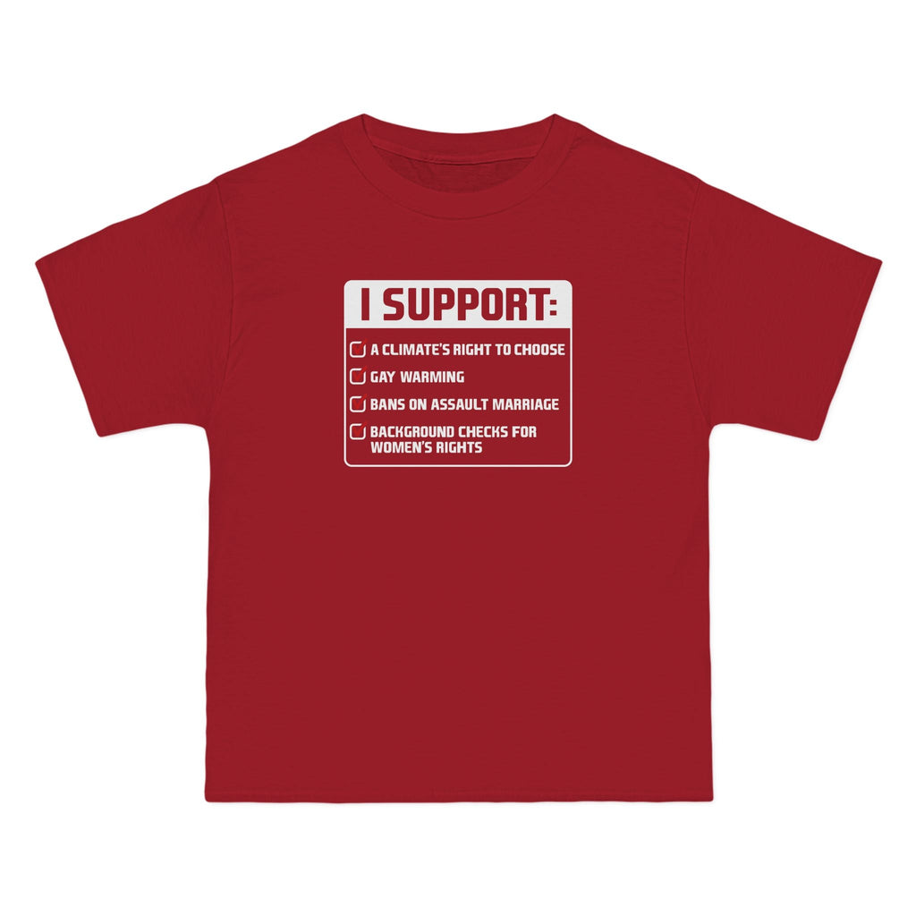 I Support A Climate's Right To Choose - Men's Heavyweight T-Shirt
