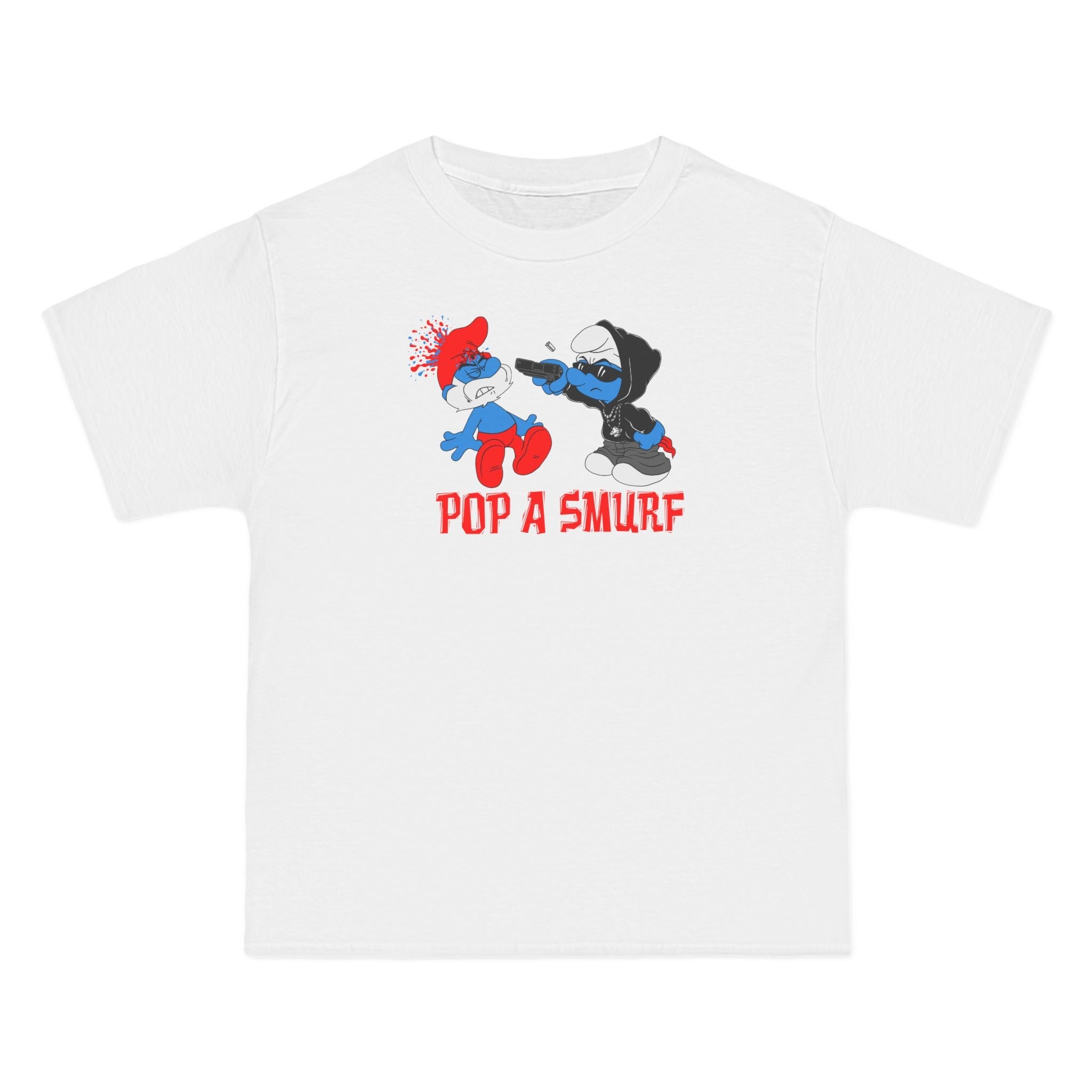 Pop A Smurf - Men's Heavyweight T-Shirt