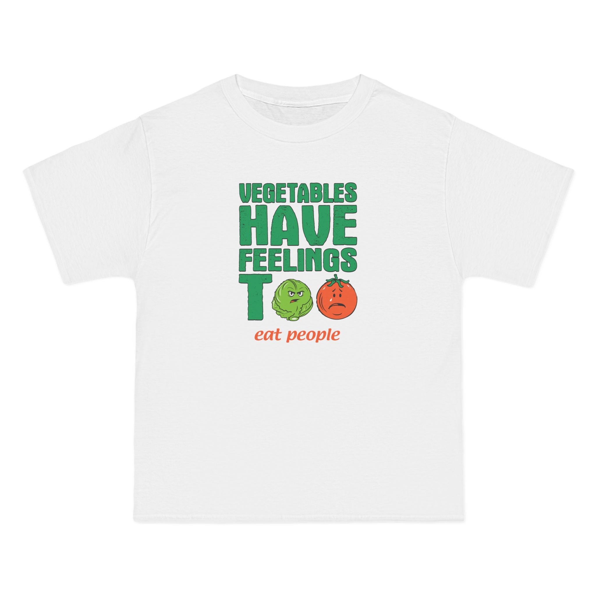 Vegetables Have Feelings Too - Eat People - Men's Heavyweight T-Shirt
