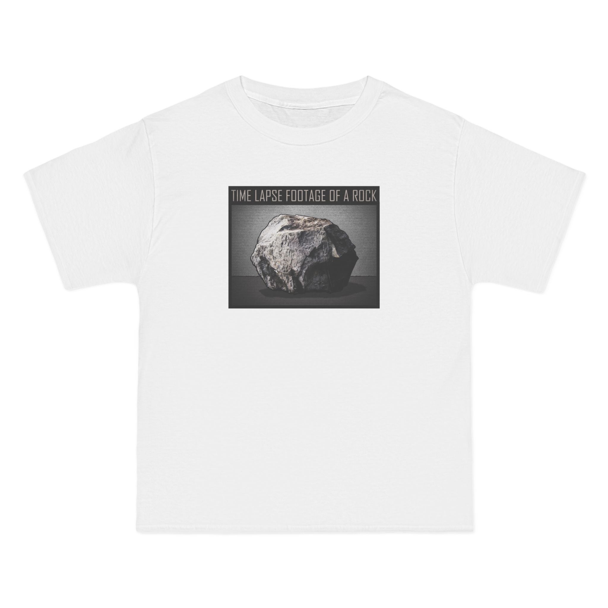 Time Lapse Footage Of A Rock - Men's Heavyweight T-Shirt