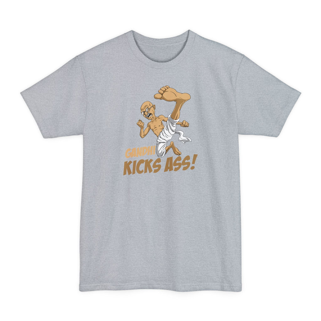 Gandhi Kick Ass - Men's Tall T-Shirt