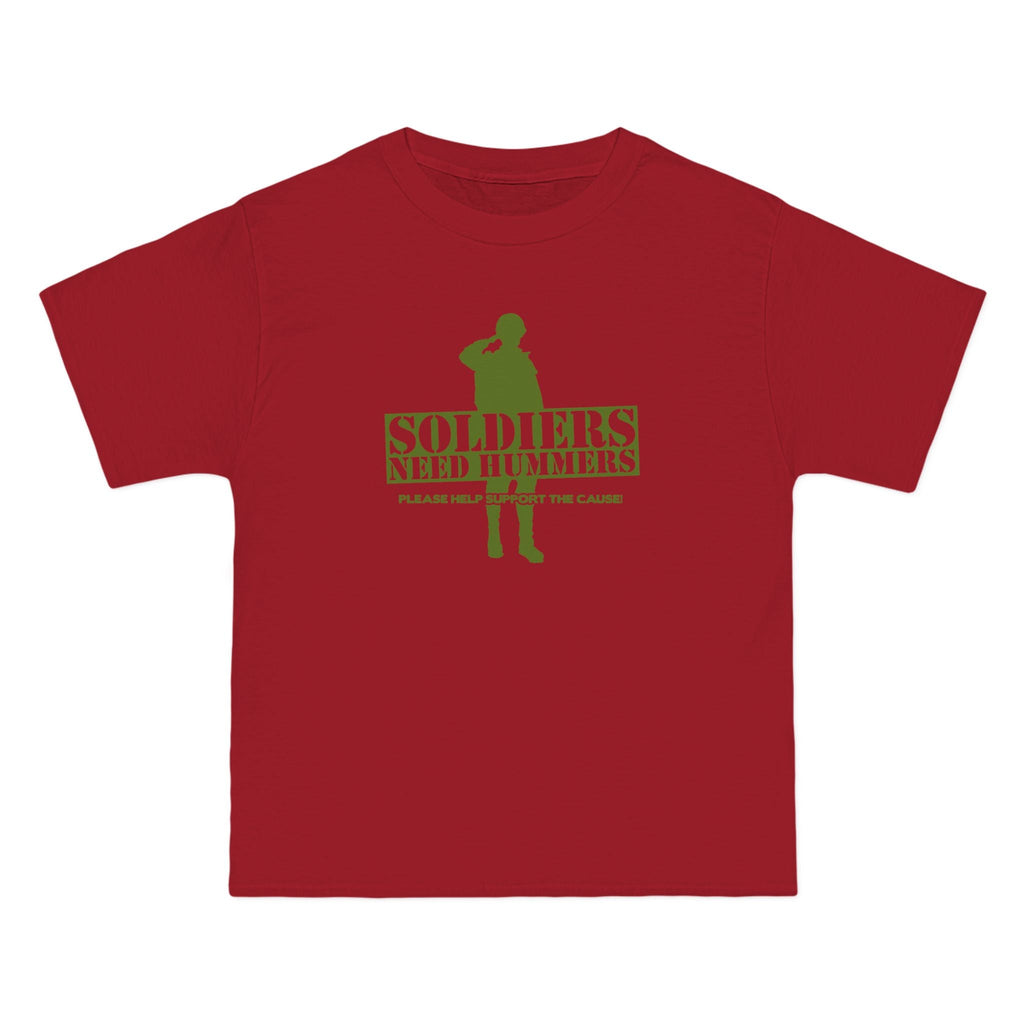 Soldiers Need Hummers - Please Help Support The Cause - Men's Heavyweight T-Shirt