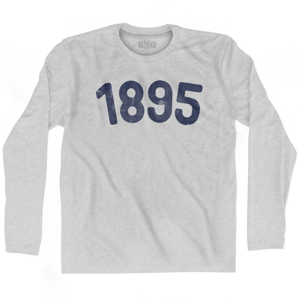 1895 Year Celebration Adult Cotton Long Sleeve T-shirt