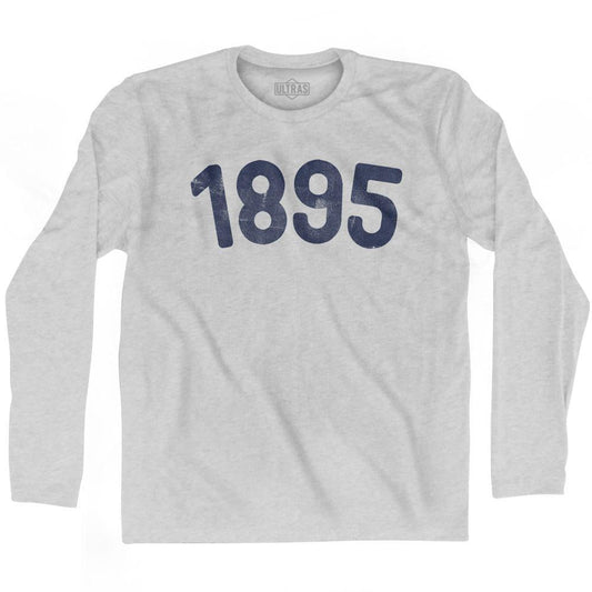 1895 Year Celebration Adult Cotton Long Sleeve T-shirt