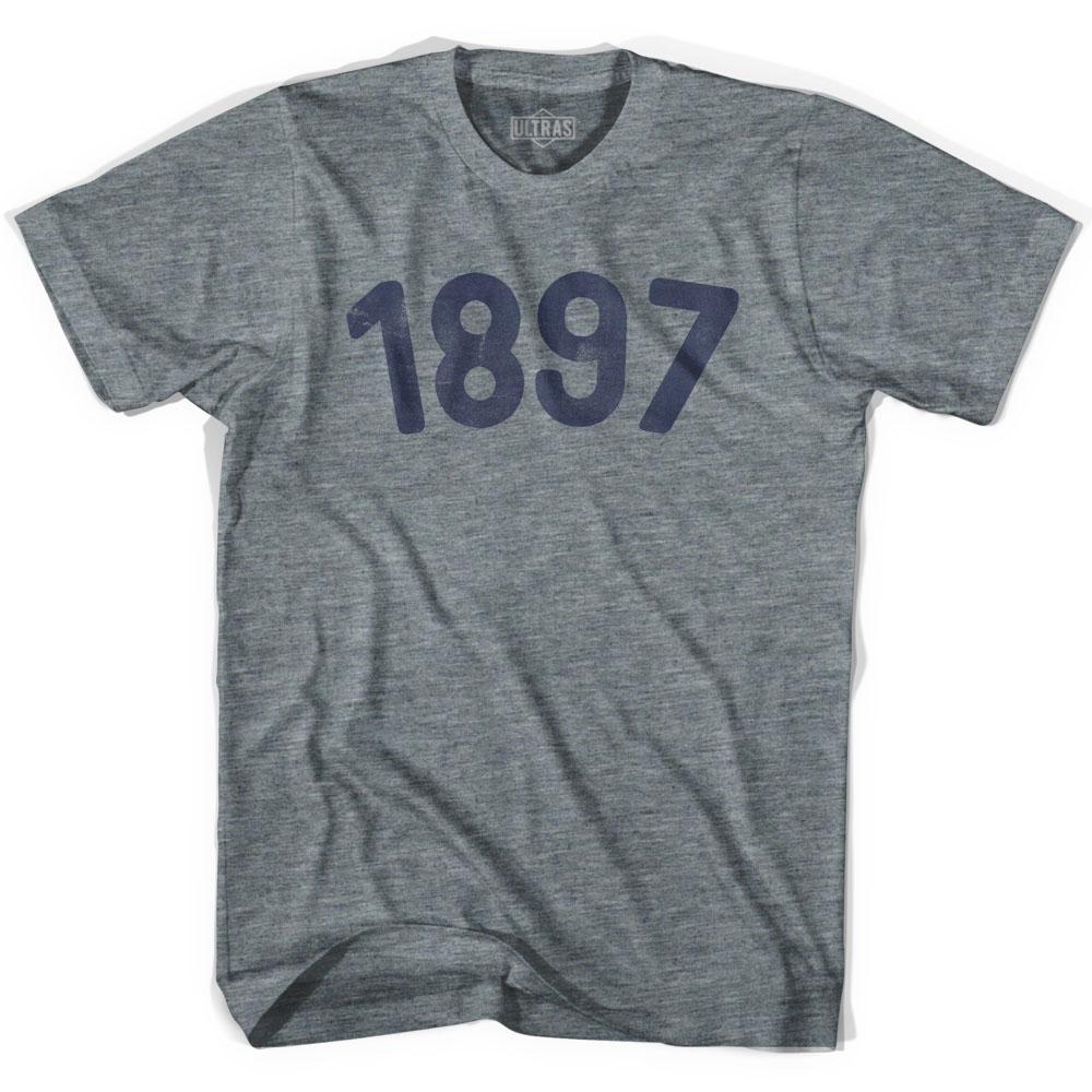 1897 Year Celebration Womens Tri-Blend T-shirt