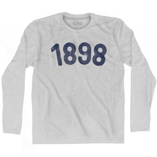 1898 Year Celebration Adult Cotton Long Sleeve T-shirt