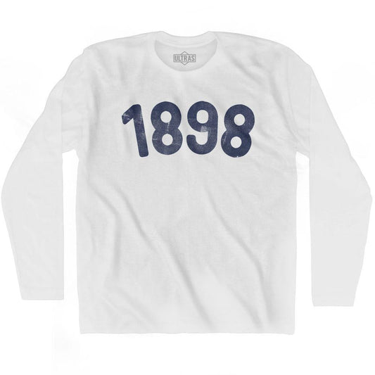 1898 Year Celebration Adult Cotton Long Sleeve T-shirt Style001