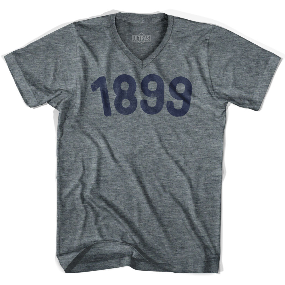 1899 Year Celebration Adult Tri-Blend V-neck Womens T-shirt