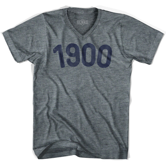 1900 Year Celebration Adult Tri-Blend V-neck Womens T-shirt