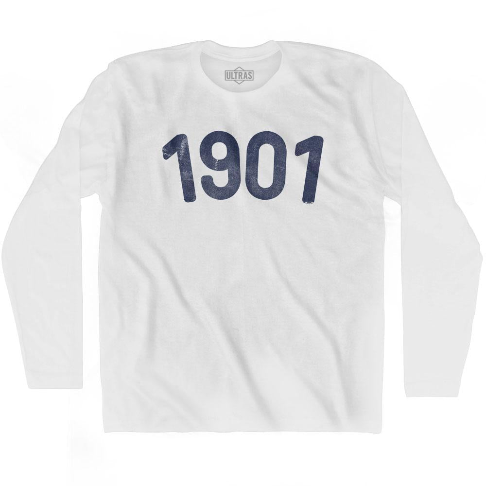 1901 Year Celebration Adult Cotton Long Sleeve T-shirt Style001