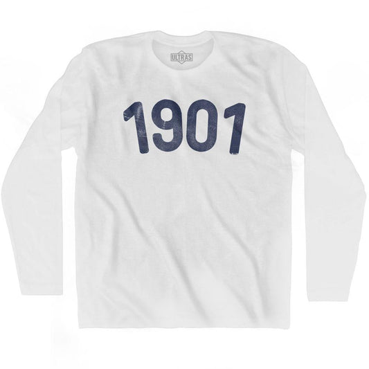 1901 Year Celebration Adult Cotton Long Sleeve T-shirt Style001