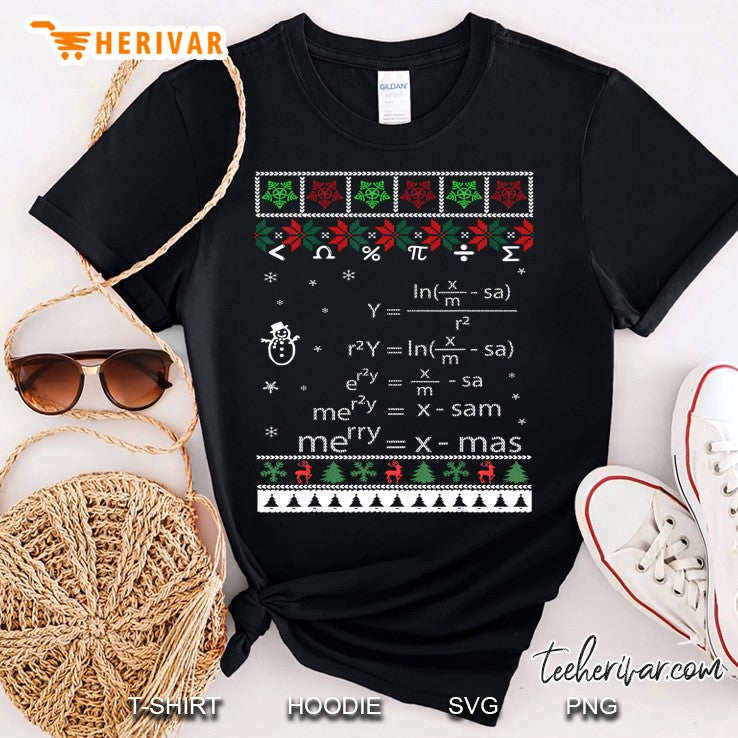 Math Equation Ugly Christmas Sweater