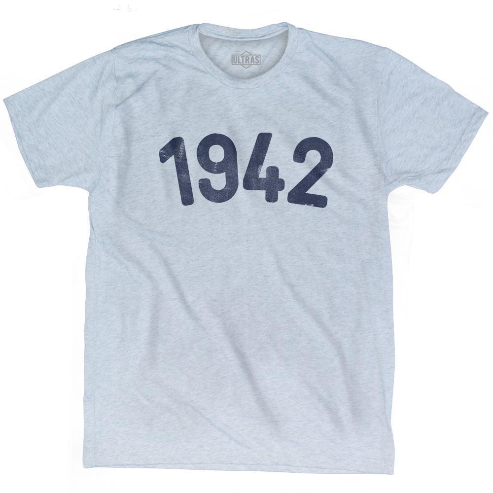1942 Year Celebration Adult Tri-Blend T-shirt Style001