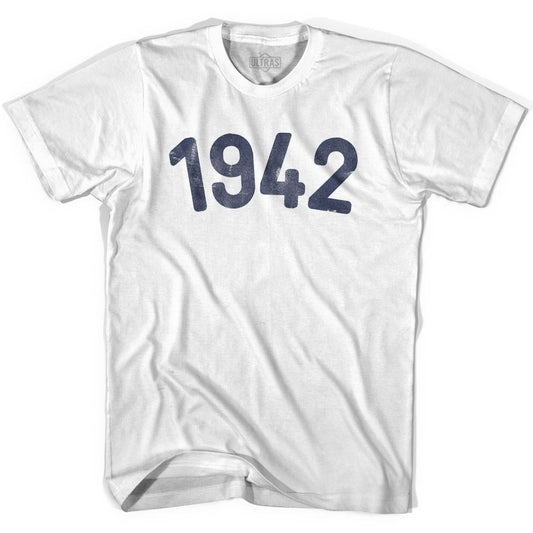1942 Year Celebration Womens Cotton T-shirt Style001