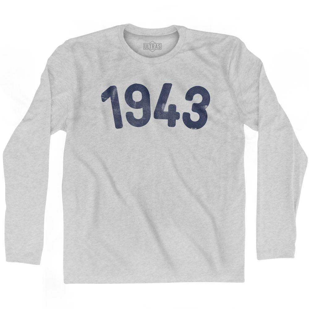 1943 Year Celebration Adult Cotton Long Sleeve T-shirt