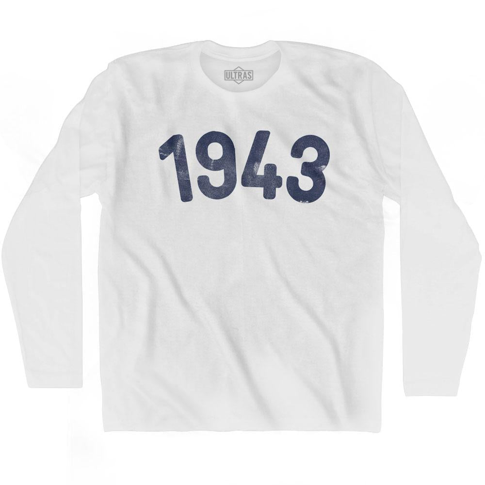 1943 Year Celebration Adult Cotton Long Sleeve T-shirt Style001