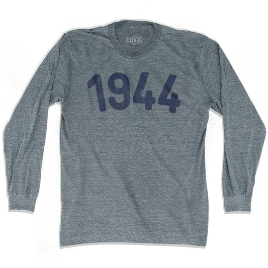 1944 Year Celebration Adult Tri-Blend Long Sleeve T-shirt