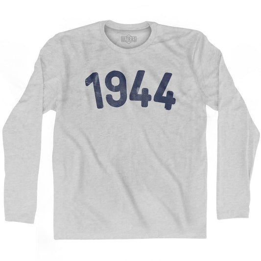 1944 Year Celebration Adult Cotton Long Sleeve T-shirt