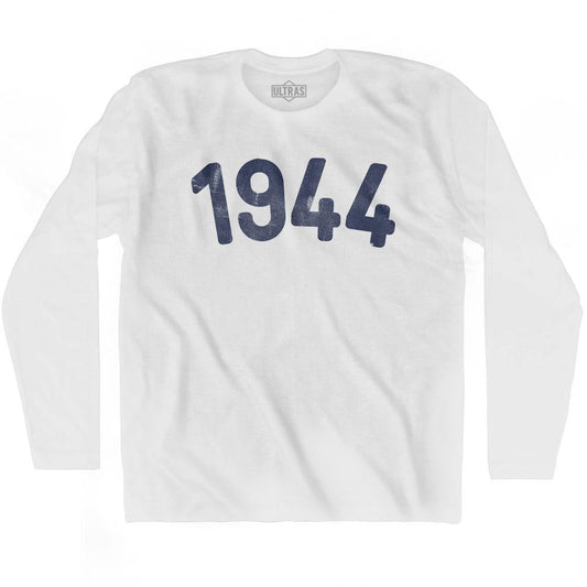1944 Year Celebration Adult Cotton Long Sleeve T-shirt Style001