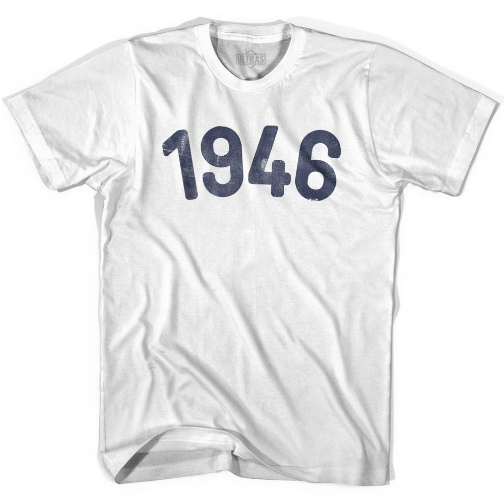 1946 Year Celebration Womens Cotton T-shirt Style001
