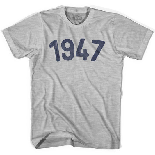 1947 Year Celebration Adult Cotton T-shirt Style005