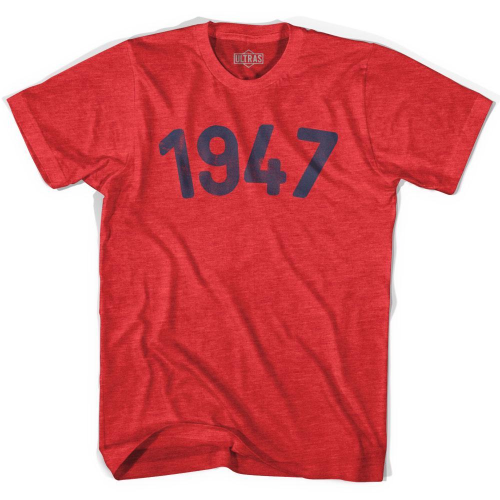 1947 Year Celebration Adult Tri-Blend T-shirt Style002