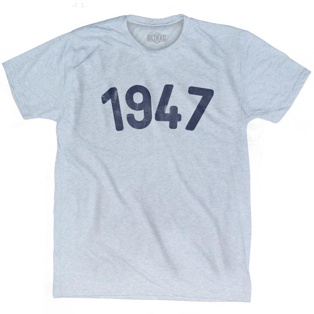 1947 Year Celebration Adult Tri-Blend T-shirt Style001