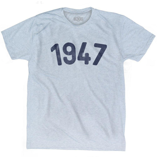 1947 Year Celebration Adult Tri-Blend T-shirt Style001