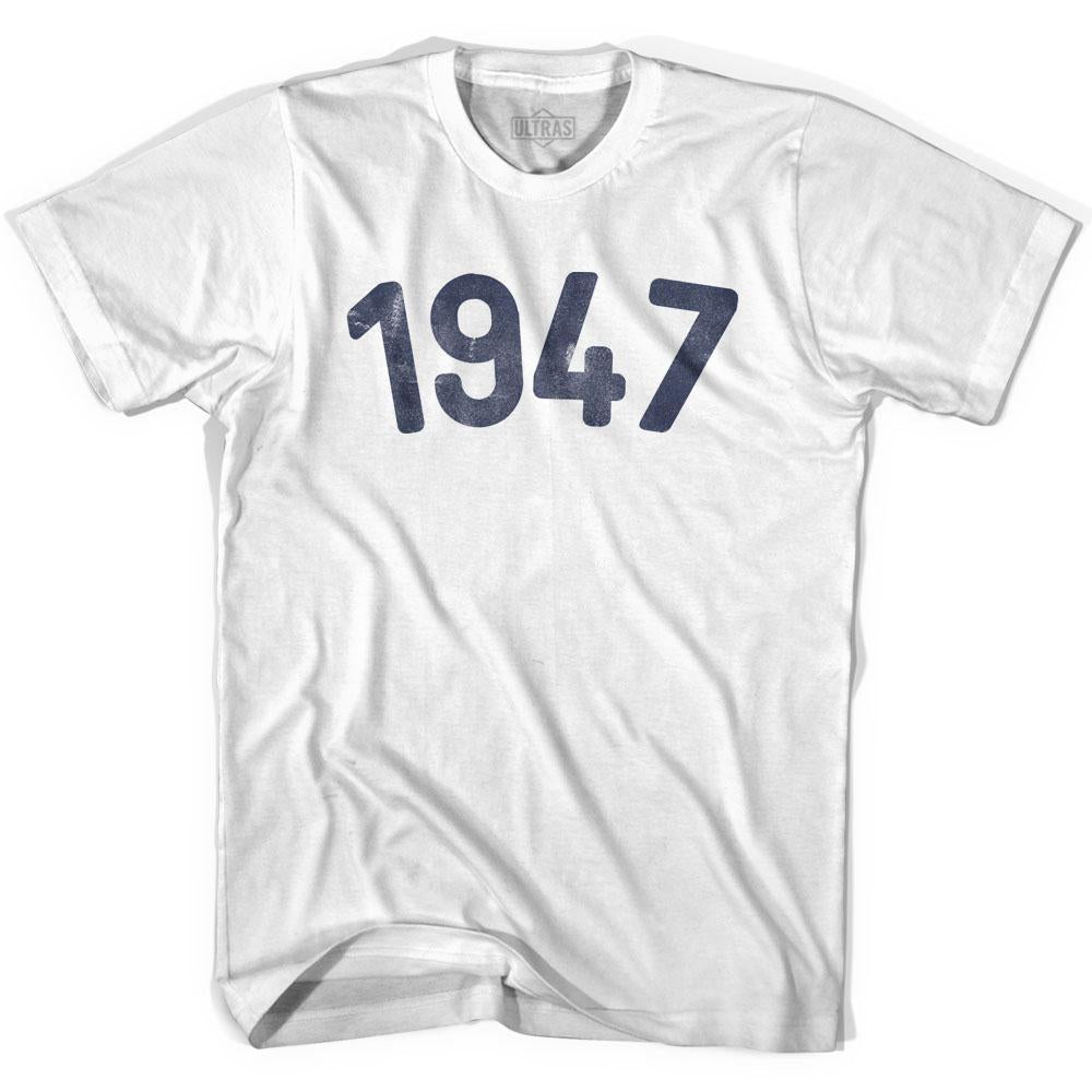 1947 Year Celebration Adult Cotton T-shirt Style004