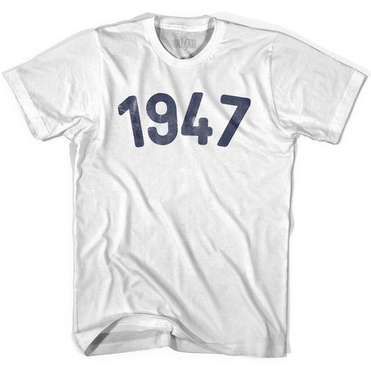 1947 Year Celebration Adult Cotton T-shirt Style004