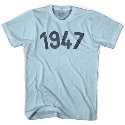1947 Year Celebration Adult Cotton T-shirt Style001