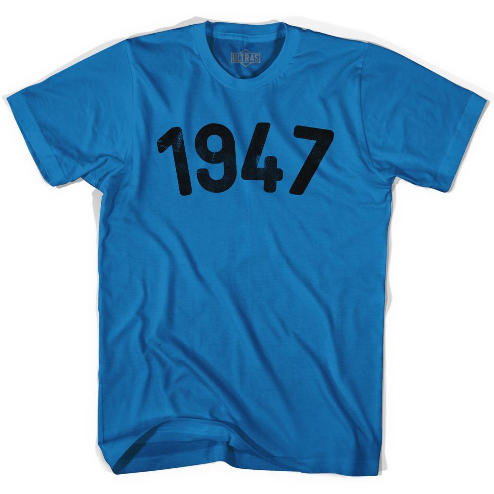 1947 Year Celebration Adult Cotton T-shirt