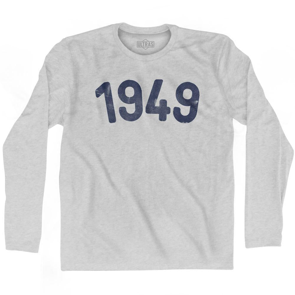 1949 Year Celebration Adult Cotton Long Sleeve T-shirt
